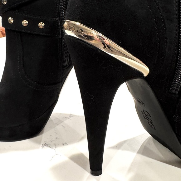 GBG Los Angeles Black Deeka Platform Stiletto Ankle Boots Women’s Size 8.5 NWOT - Picture 7 of 12